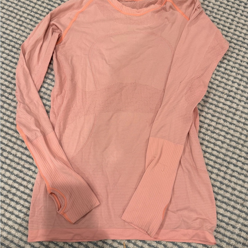 lululemon athletica Melon Long Sleeve Top
